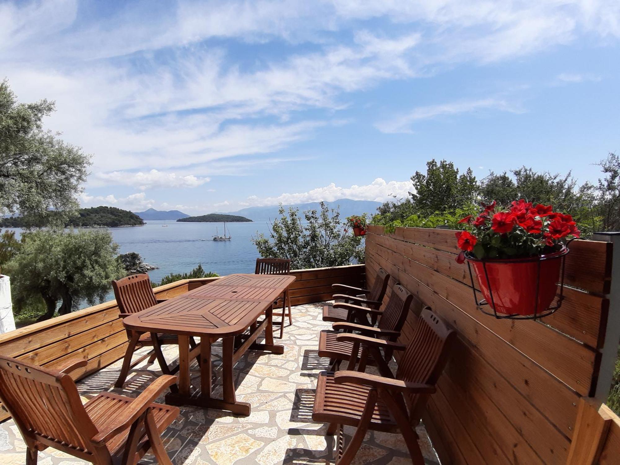 Korakias Seaview Villa Geni  Ngoại thất bức ảnh